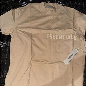 Essentials Men Tan Shirt